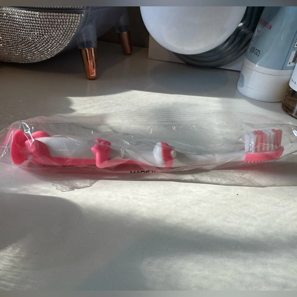 3/$15 Pink Child’s Travel Toothbrush Soft Bristle New